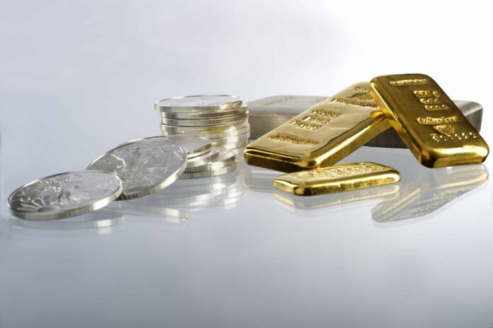el-oro-se-desliza-y-la-plata-cae-con-mas-fuerza-a-medida-que-el-dolar-se-reafirma