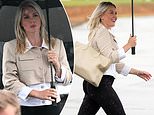karoline-leavitt-is-back!-trump’s-press-secretary-joins-him-on-pennsylvania-campaign-trip-less-than-two-months-after-birth-of-daughter-vivi