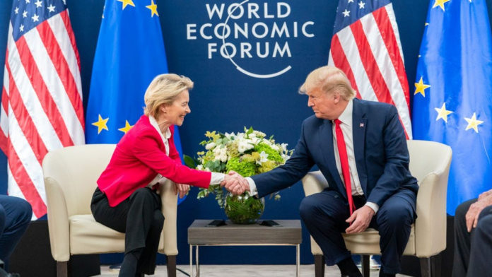 la-union-europea-ratifica-el-tratado-comercial-con-estados-unidos:-del-25%-que-queria-trump-al-15%-acordado