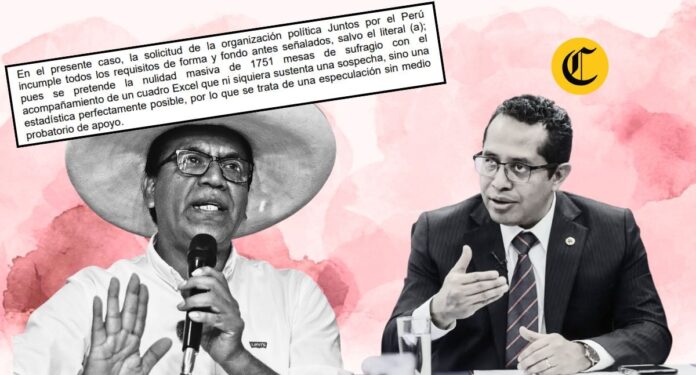 “inverosimil”,-“ni-siquiera-sustenta-una-sospecha”:-los-argumentos-del-jne-para-rechazar-los-recursos-de-nulidad-de-juntos-por-el-peru