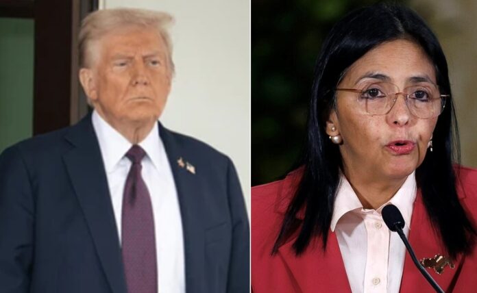 delcy-rodriguez-sostuvo-una-conversacion-con-donald-trump-y-marco-rubio-tras-la-emergencia-sismica-en-venezuela
