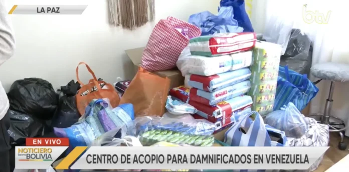 campana-recolecta-ayuda-humanitaria-para-venezuela-en-centros-de-acopio-en-santa-cruz,-cochabamba,-tarija-y-la-paz