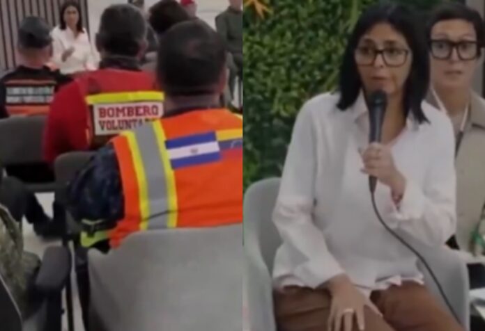 critica-a-delcy-rodriguez-por-sacar-a-rescatistas-de-sus-trabajos-por-los-terremotos-“para-hacer-acto-politico”