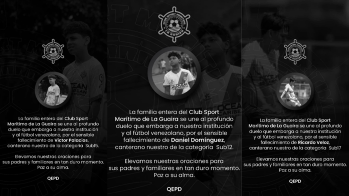 maritimo-de-la-guaira-informa-la-muerte-de-tres-futbolistas-menores-de-edad