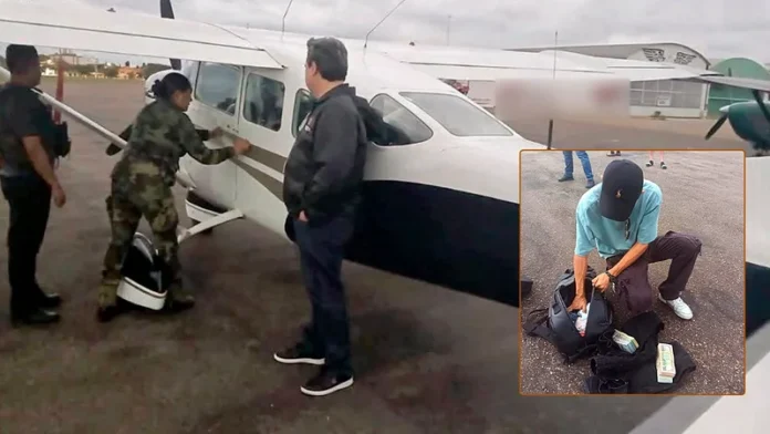 felcn-interviene-avioneta-y-encuentra-16-fajos-de-dolares