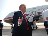 trump-takes-maiden-flight-on-qatar’s-gold-trimmed-jet-as-fury-grows-over-‘gift’-with-security-risks-and-strings-attached