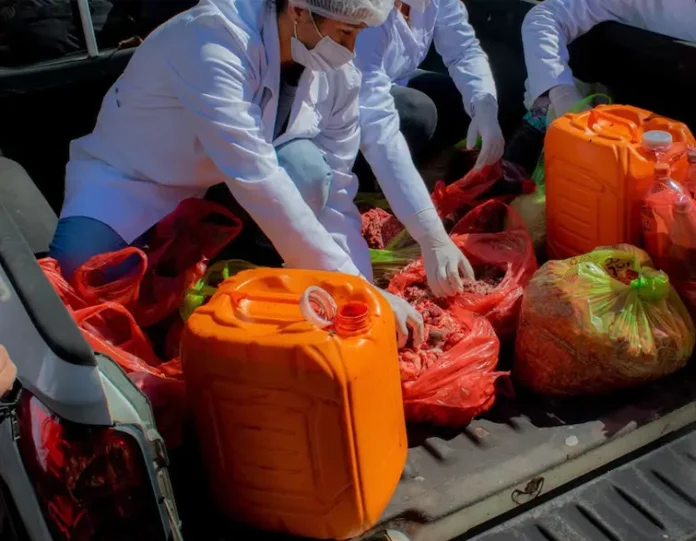 los-pozos:-decomisan-sangre-para-tenir-carne-en-mal-estado