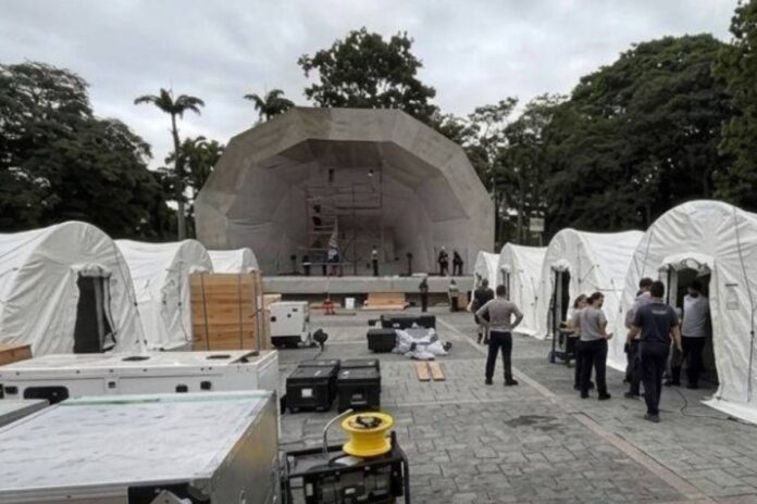hospital-de-campana-con-cooperacion-espanola-comenzo-a-operar-en-parque-del-este