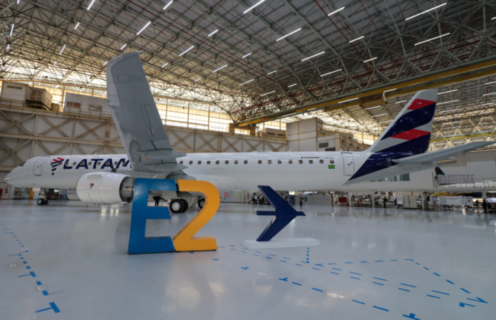 latam-apuesta-por-410-aviones,-incluidos-sus-primeros-embraer