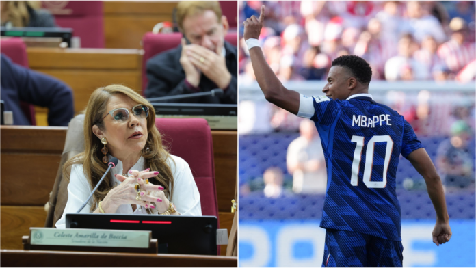 senado-de-paraguay-rechaza-expresiones-racistas-de-celeste-amarilla-contra-kylian-mbappe