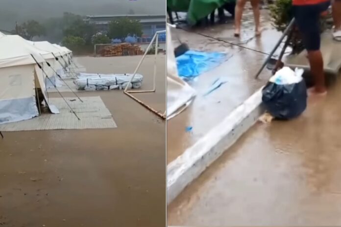 lluvias-causaron-inundaciones-en-campamentos-temporales-de-damnificados-en-la-guaira