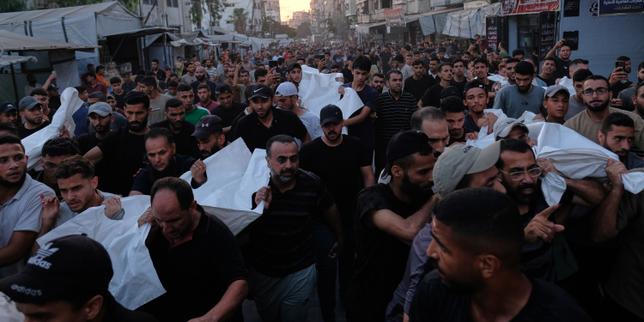 a-gaza,-des-frappes-israeliennes-tuent-onze-personnes-dont-trois-enfants,-annonce-la-defense-civile