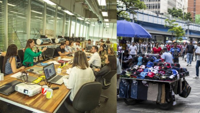 la-paradoja-laboral-de-medellin:-sueldos-competitivos,-pero-atrapados-entre-el-‘rebusque’-y-la-renuncia-voluntaria