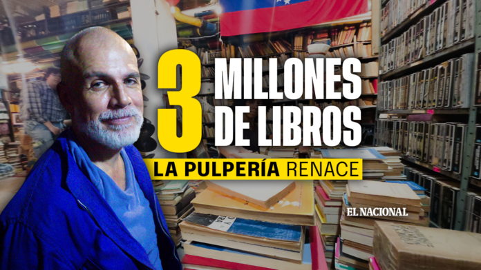 la-gran-pulperia-del-libro-venezolano-renace-entre-montanas-de-libros-caidos