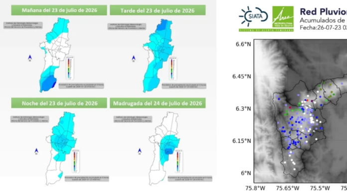 fuertes-lluvias-en-la-madrugada-afectaran-a-bogota,-medellin-y-cundinamarca:-ideam-advierte-mas-precipitaciones-este-jueves-23-de-julio