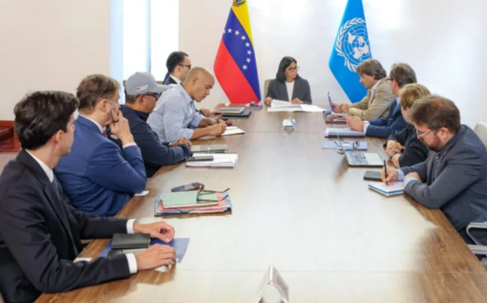 delcy-rodriguez-evaluo-junto-con-representantes-de-la-onu-el-plan-de-recuperacion-para-venezuela