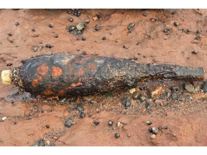 explosive-device-washed-ashore-in-portapique-identified-as-a-two-inch-mortar