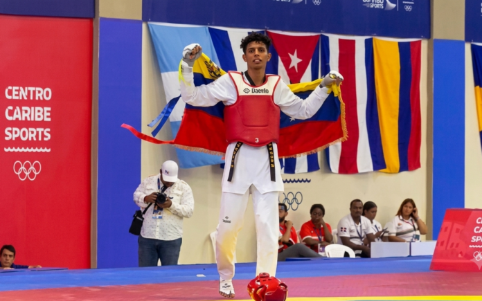 centroamericanos-y-del-caribe:-jeshuath-pedraza-le-da-a-venezuela-el-segundo-oro-en-taekwondo