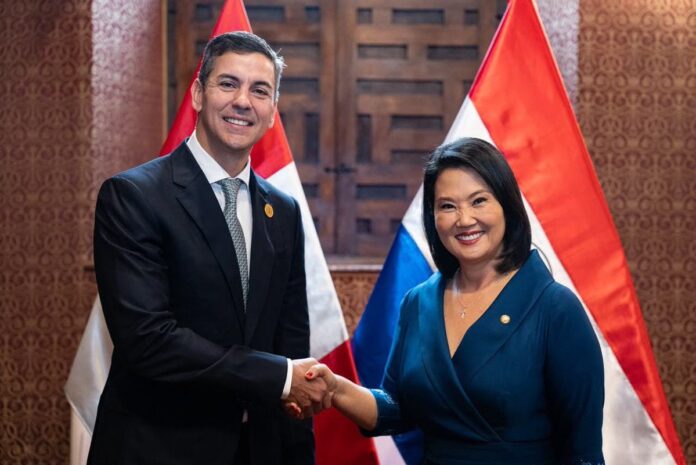 keiko-fujimori-y-santiago-pena-abordan-temas-de-seguridad-regional,-integracion-economica-e-inversiones