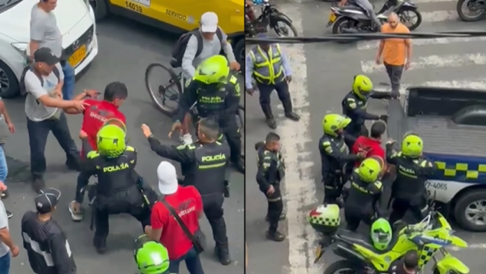 a-la-carcel,-hombre-que-agredio-brutalmente-a-su-expareja-con-arma-cortopunzante-e-intento-desarmar-a-un-policia-en-el-centro-de-cali.