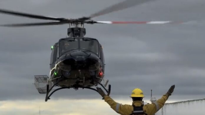 la-foto-que-envio-uno-de-los-tripulantes-del-helicoptero-en-san-juan-antes-del-accidente-mortal