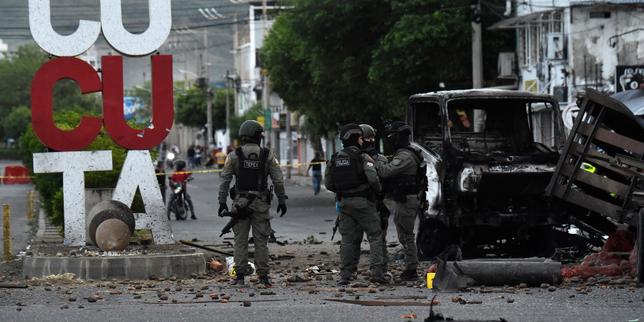 en-colombie,-au-moins-11 blesses-dans-l’explosion-d’un-camion-piege-a-cucuta